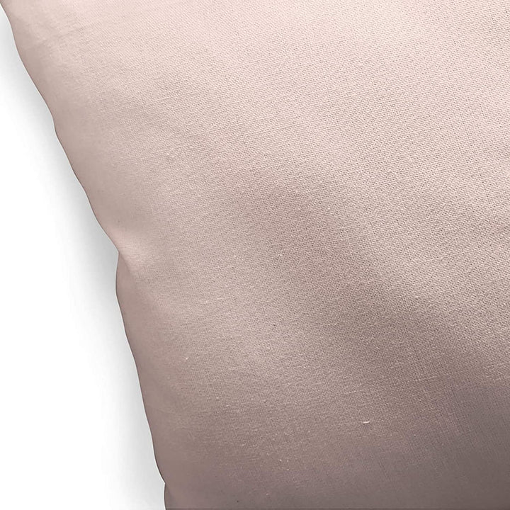 Dusty Pink Indoor|Outdoor Pillow by 18x18 Pink Modern Contemporary Polyester Removable Cover
