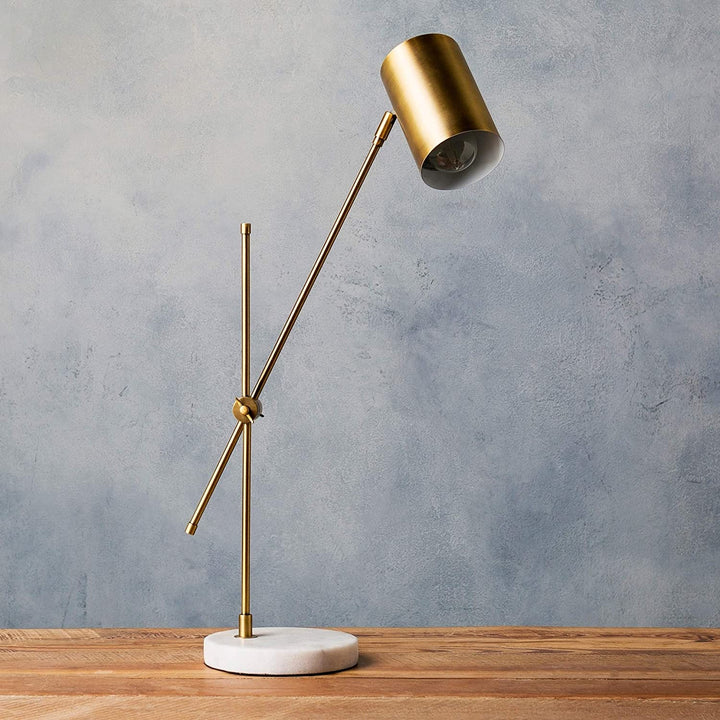 24 Gold Modern Table Lamp Beige