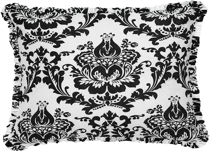 Black White Damask Modern Contemporary
