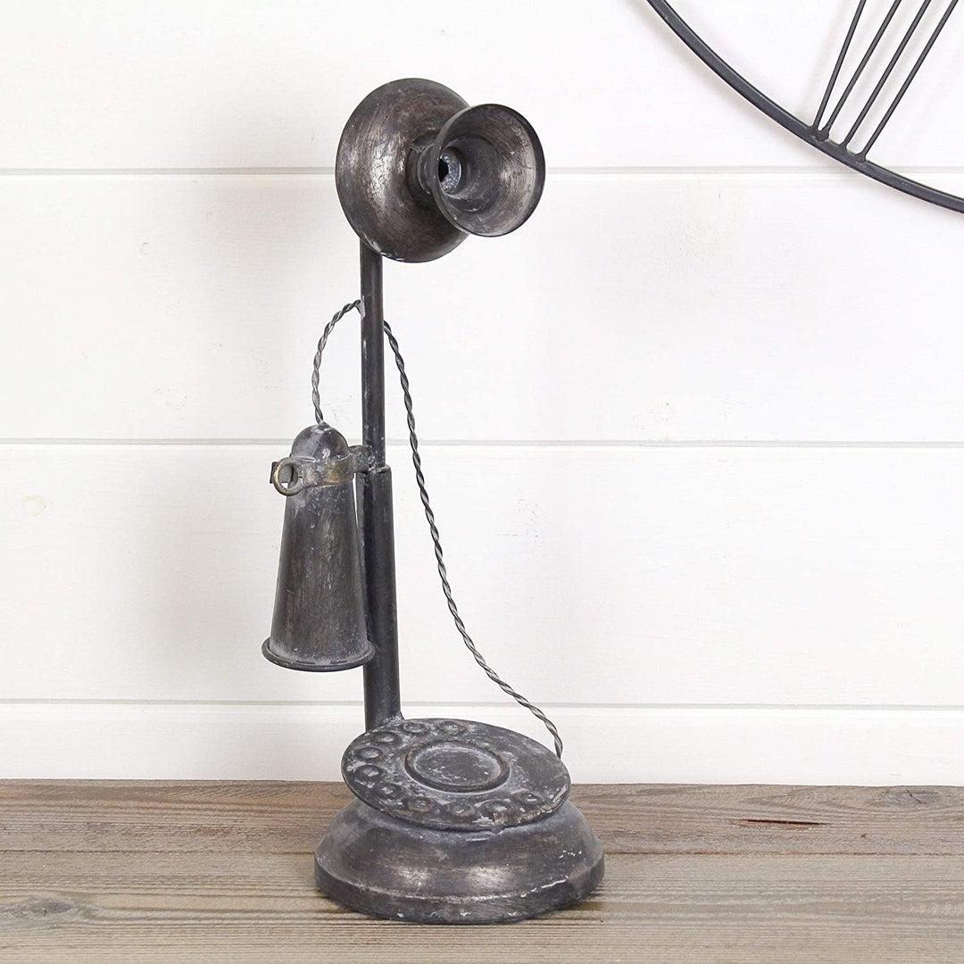 Black Metal Telephone