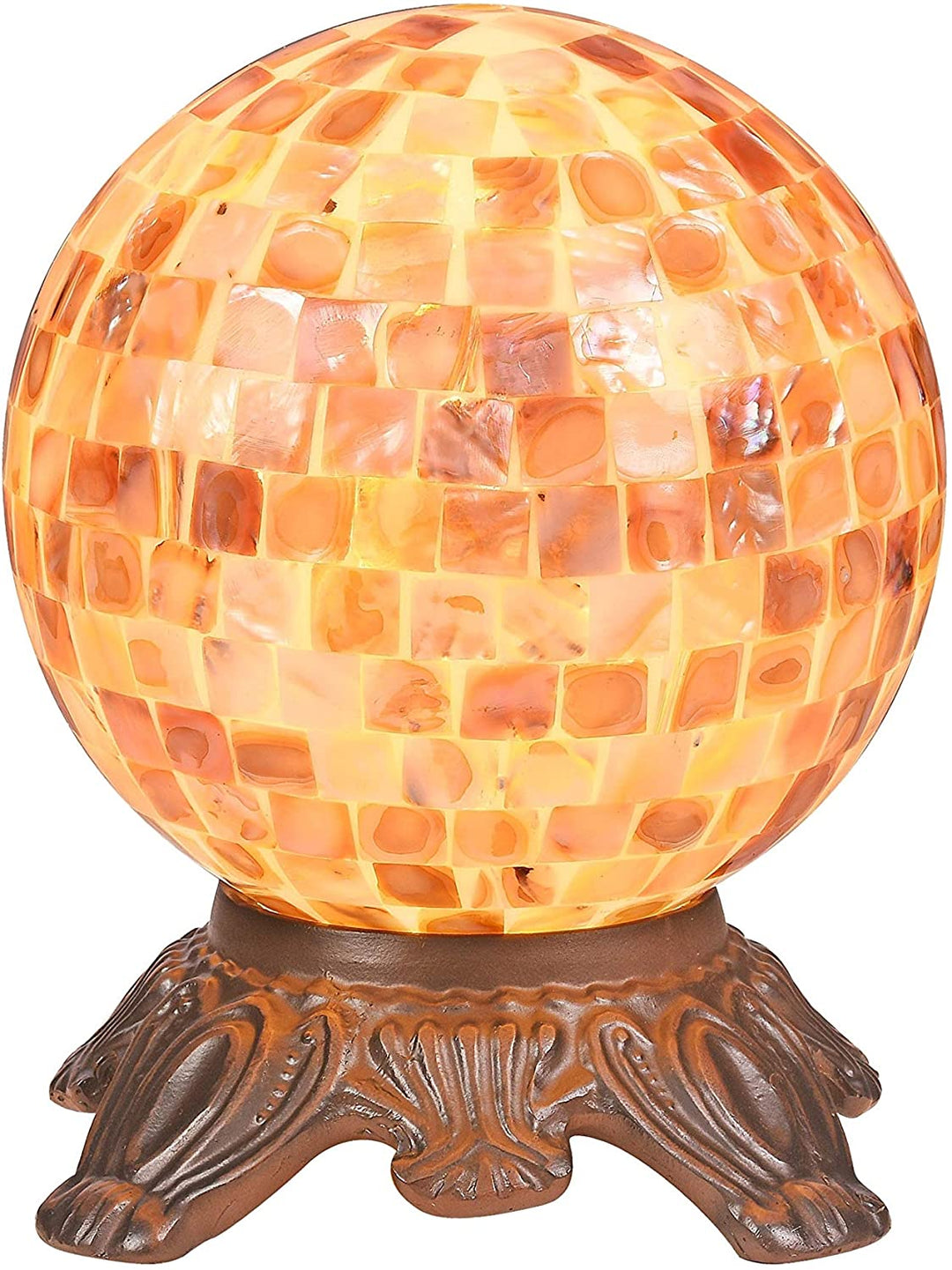Sea Shell 1 Light Dark Bronze Table Lamp Color Mission