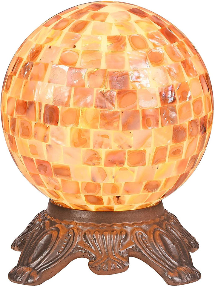 Sea Shell 1 Light Dark Bronze Table Lamp Color Mission