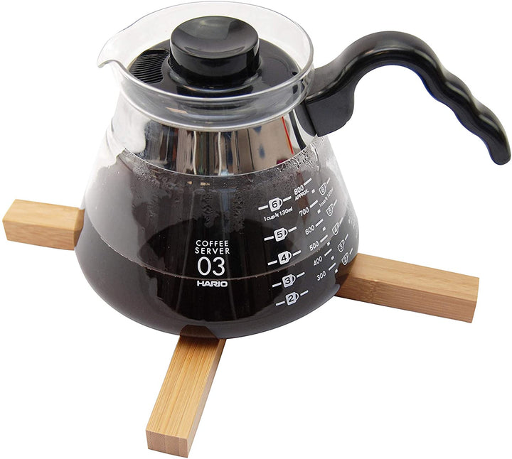 Tan Bamboo Trivet (Set 2) Brown Wood - Diamond Home USA