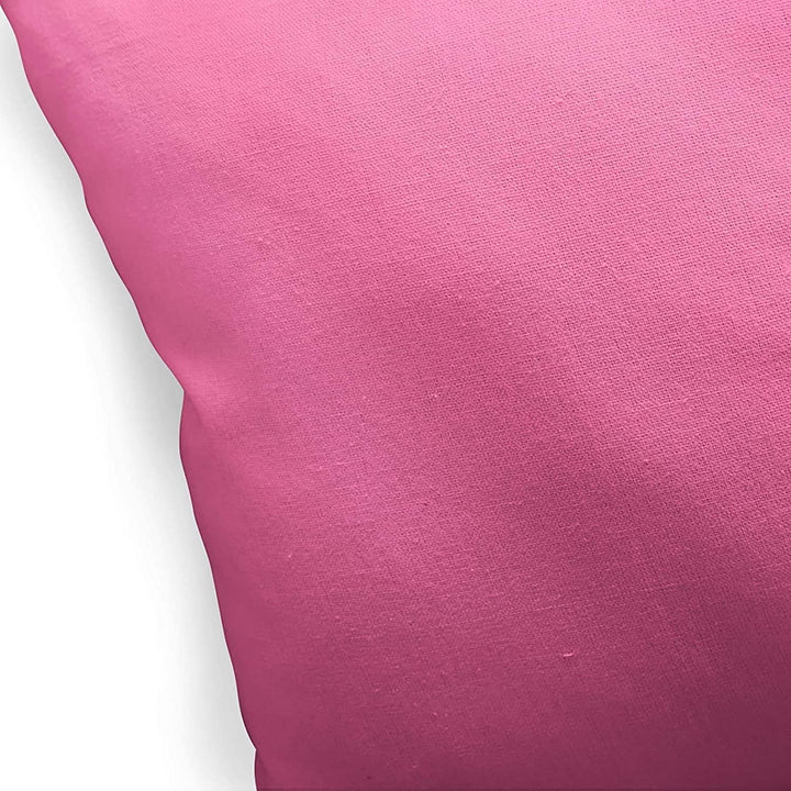 Hot Pink Indoor|Outdoor Pillow by 18x18 Pink Modern Contemporary Polyester Removable Cover
