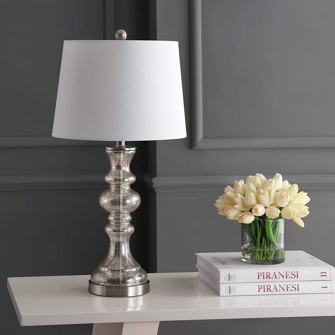 Lighting 27 inch Jaiden Led Table Lamp Grey Modern