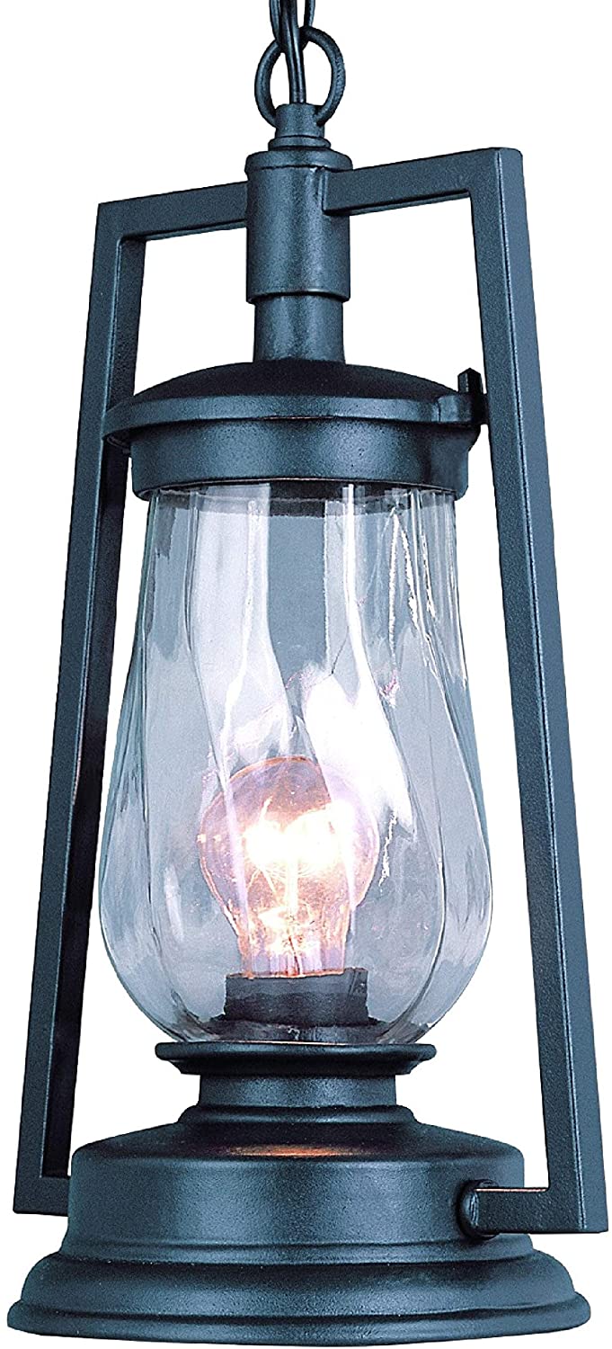 1 Light Indoor/Outdoor Antique Bronze Pendant Mid Century Modern Metal Dimmable