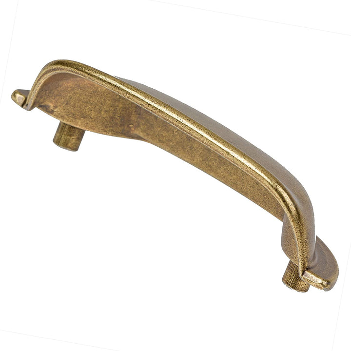5 Pack 2 1/2 Center Antique Brass Classic Cabinet Bin Pulls Traditional Zinc Finish - Diamond Home USA