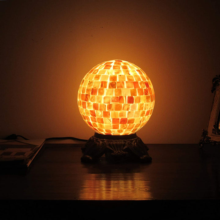 Sea Shell 1 Light Dark Bronze Table Lamp Color Mission Craftsman Nautical Coastal Transitional Dimmable - Diamond Home USA