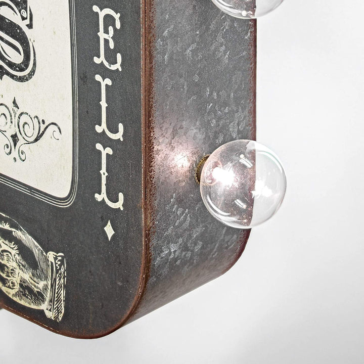 Antiques Buy Trade Sell Double Sided Off Wall Led Marquee Light Up Arrow Sign Bar Garage Man Cave N/ Black Modern Contemporary Metal - Diamond Home USA