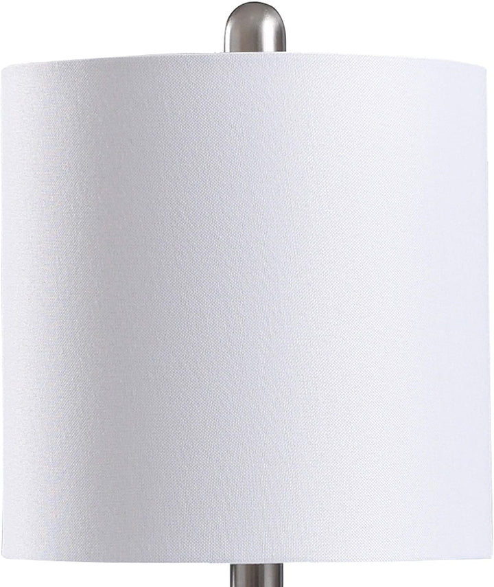 High Gloss Green Glass Ginger Jar Accent Lamp Silver Transitional