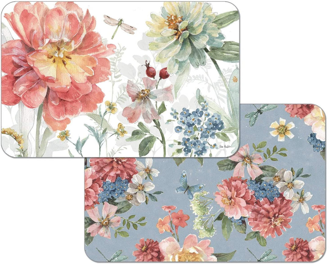 Wipe Clean Placemats Set 4 Color Rectangle