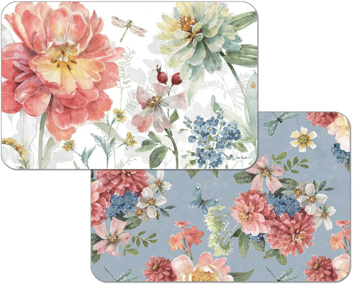 Wipe Clean Placemats Set 4 Color Rectangle