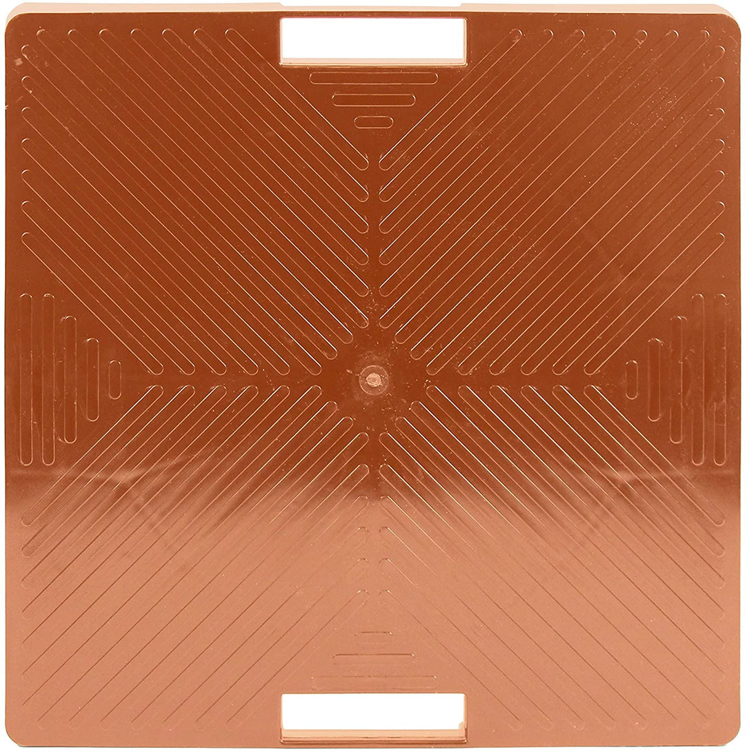 16" Square Handle Orange Plastic - Diamond Home USA