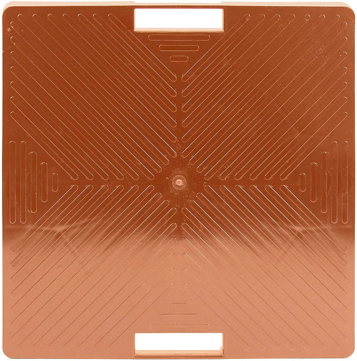 16" Square Handle Orange Plastic - Diamond Home USA