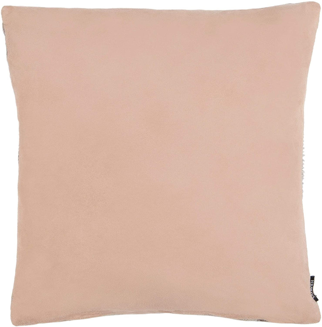 Cowhide Mason Puzzle 18 inch Grey Decorative Pillows (Set 2) Color Animal Geometric Casual Suede Two - Diamond Home USA