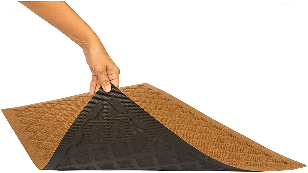 Weather Polypropylene Mat 22" X 35" Tan Rectangle All Weather