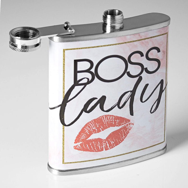 Boss Lady Stainless Steel 8 Oz Flask Color