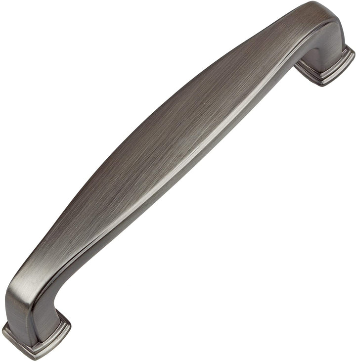 5 Pack 3 3/4 Center Satin Pewter Cabinet Pulls Industrial