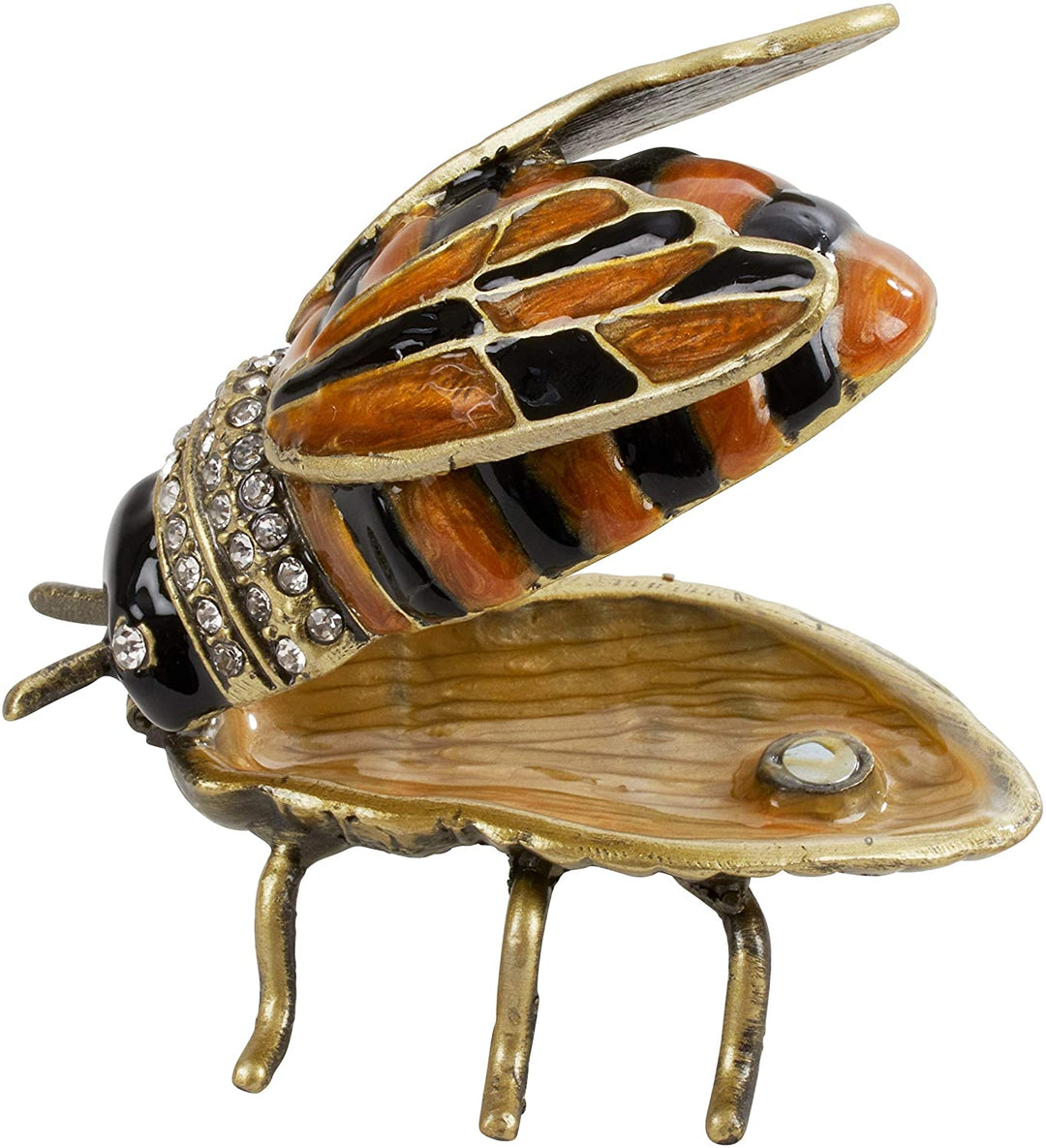 Bumble Bee Jewelry Box Color Animals Pewter - Diamond Home USA