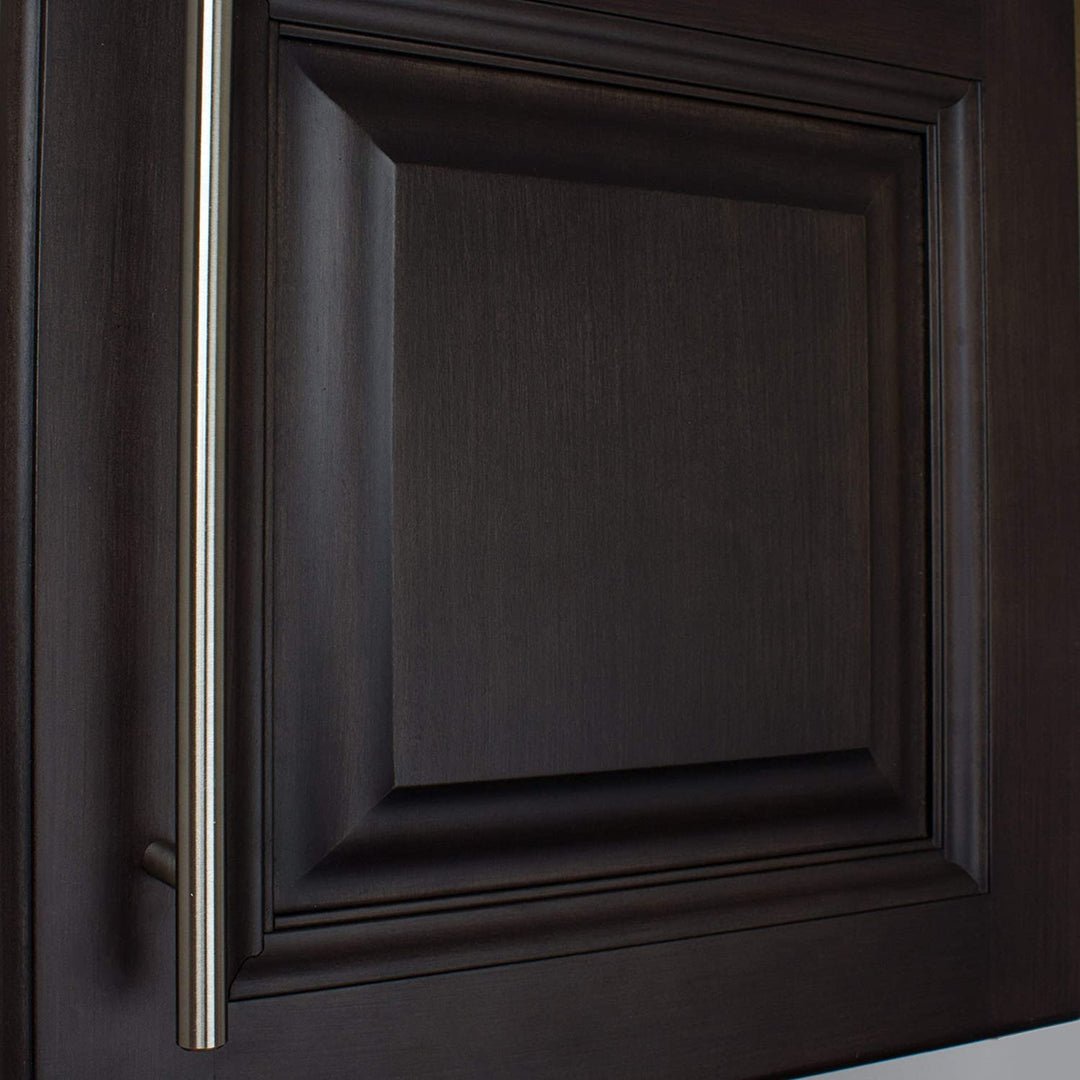 22 inch Stainless Steel Finish Cabinet Bar Pulls (Case 25) Grey Metal Nickel - Diamond Home USA