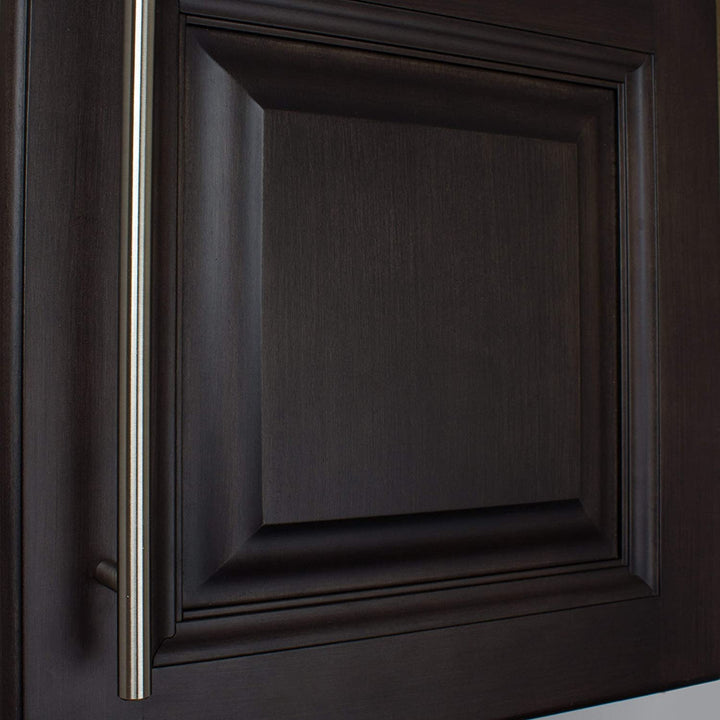 22 inch Stainless Steel Finish Cabinet Bar Pulls (Case 25) Grey Metal Nickel - Diamond Home USA