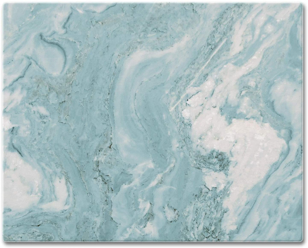 Glass Cutting Board/Saver 12"x15" Teal Quartz Color