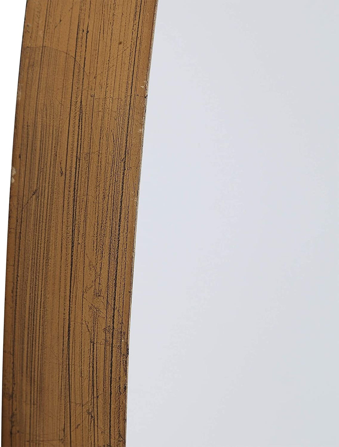 Gold Oval Mirror 24x35x2 Modern Contemporary