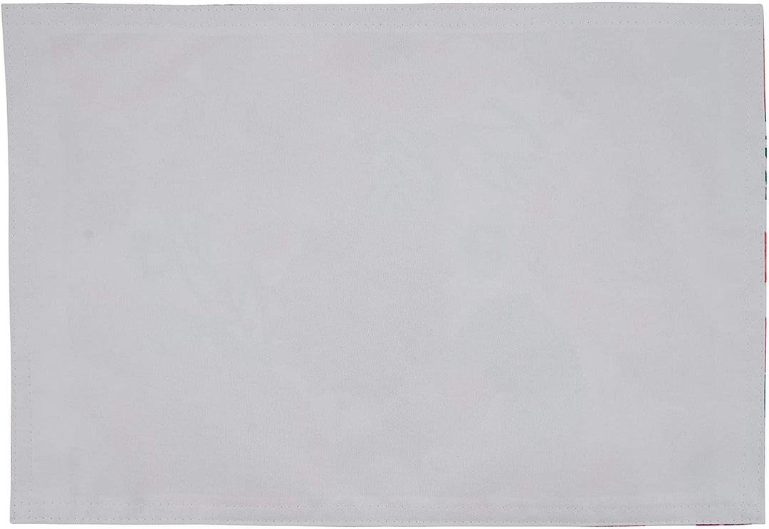 Large Floral Table Mats (Set 4) Color Oblong Polyester