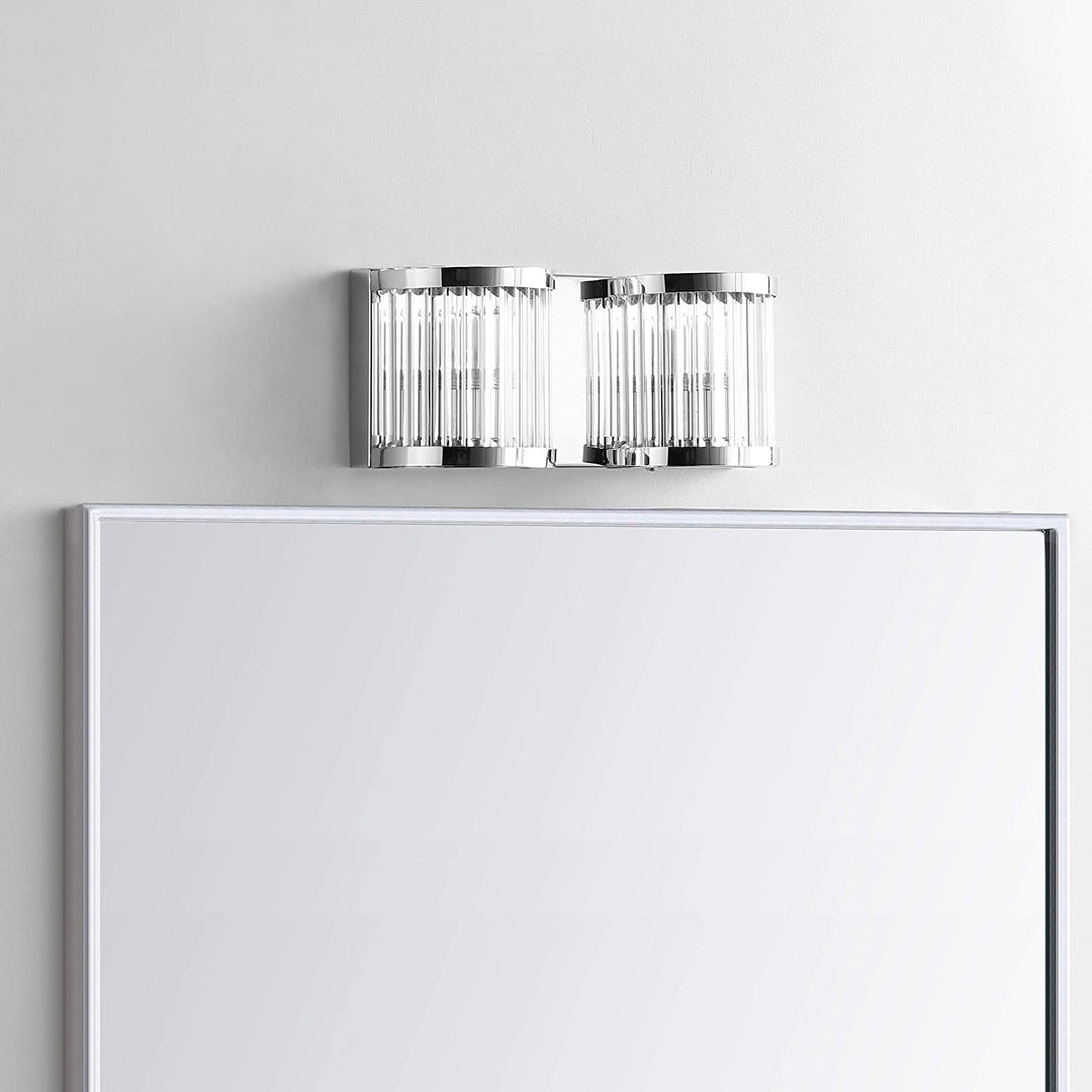 Lighting Two Light Led Wall Sconce Metallic Bohemian