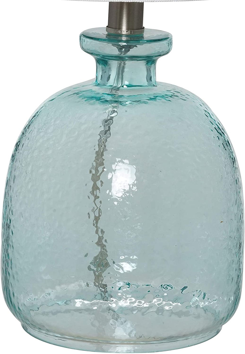 Cedar Ocean Blue Glass Table Lamp - Diamond Home USA