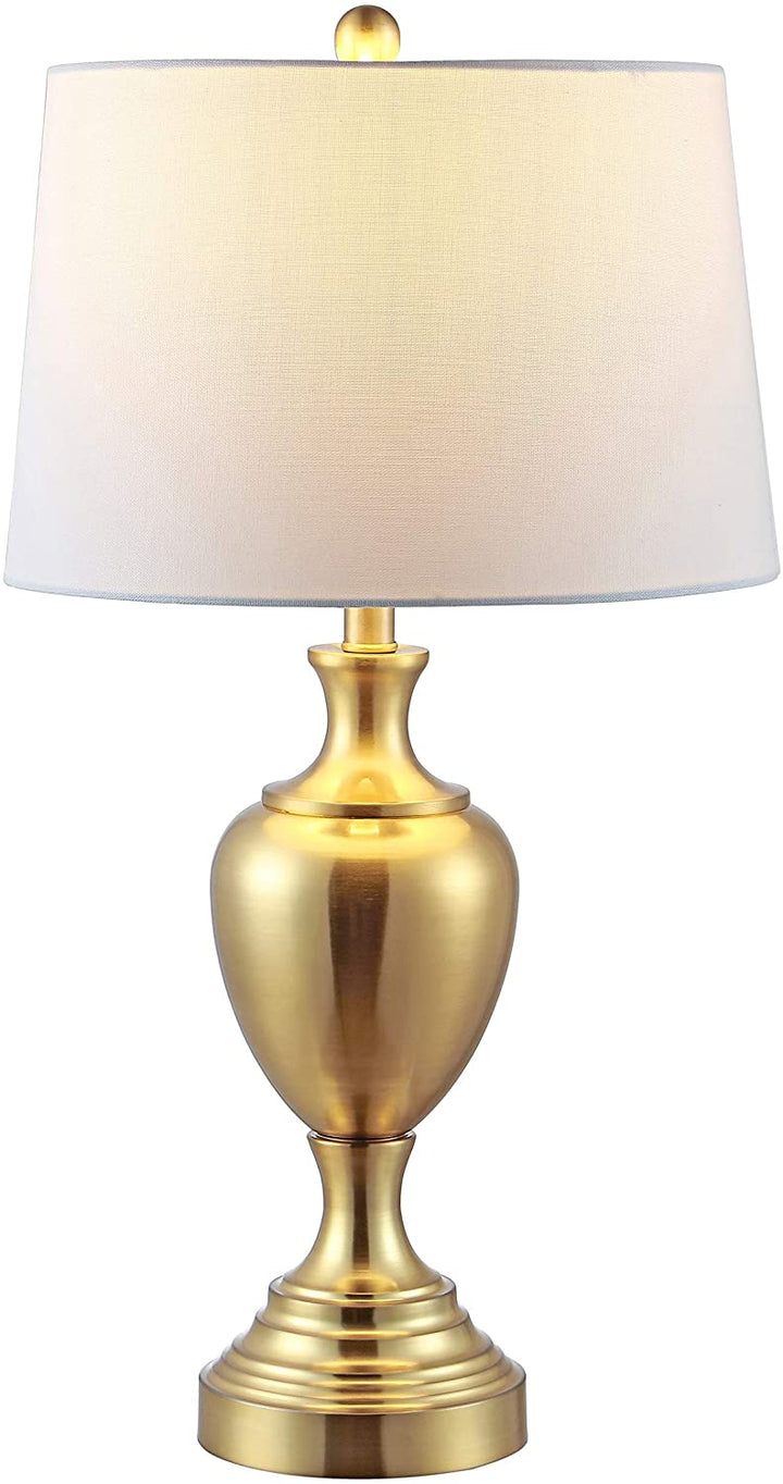 Lighting 28 inch Poppy Iron Table Lamp 15" X 28" Brass Modern Contemporary Traditional Gold Bulbs Included - Diamond Home USA