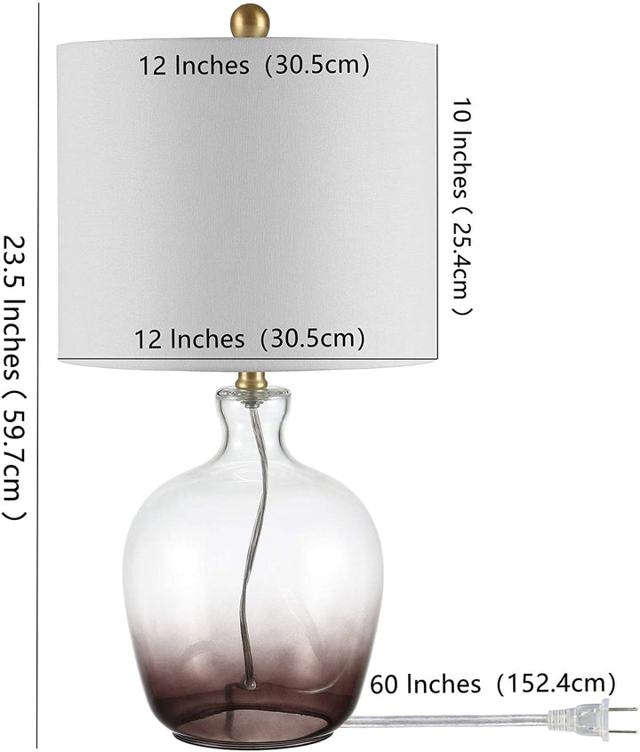 Lighting 23 inch Grey Led Table Lamp 12" W X L 23" H Modern Contemporary Gold Bulbs Included