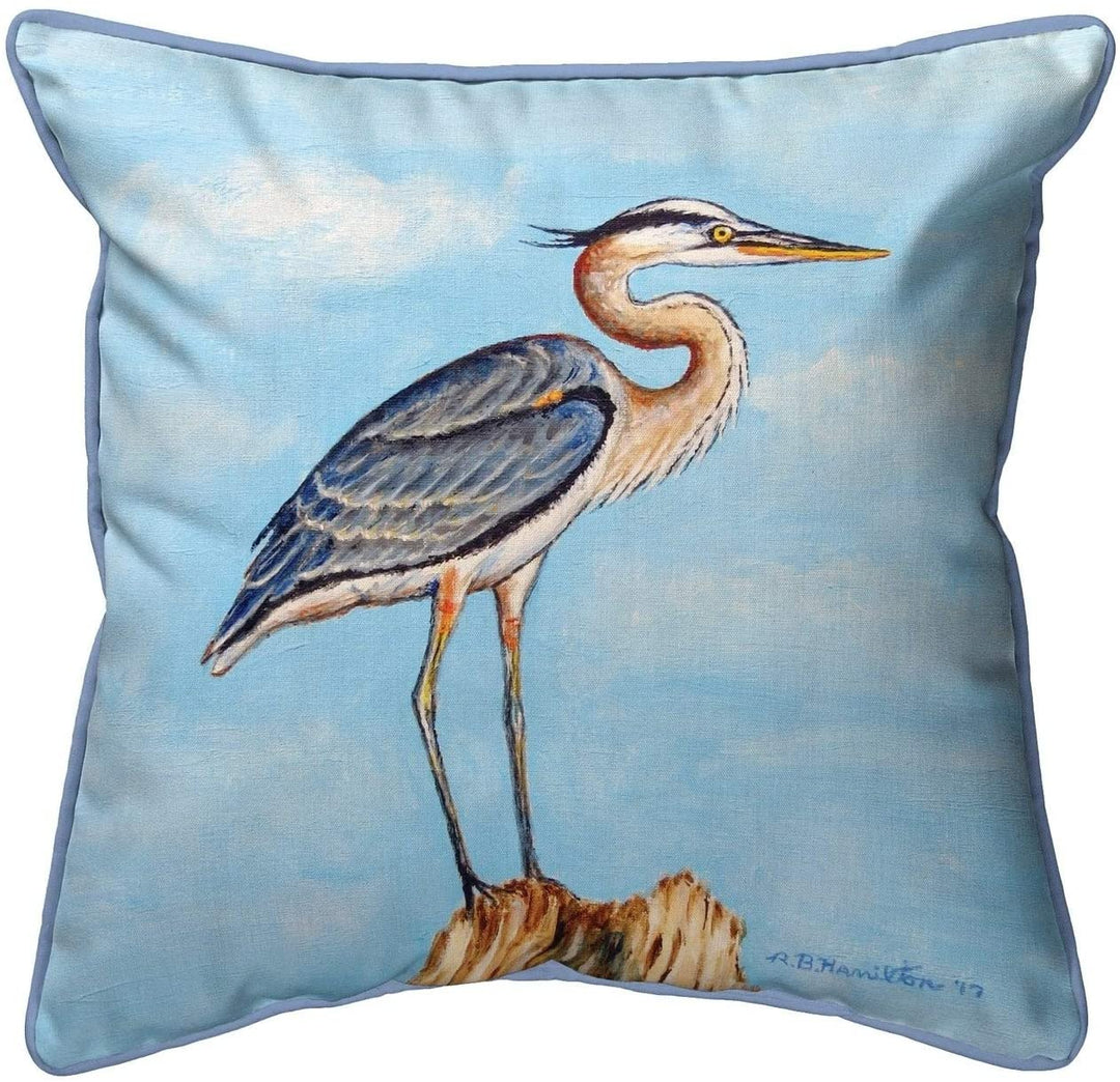 Blue Stump Small Outdoor/Indoor Pillow 12x12 Color Graphic