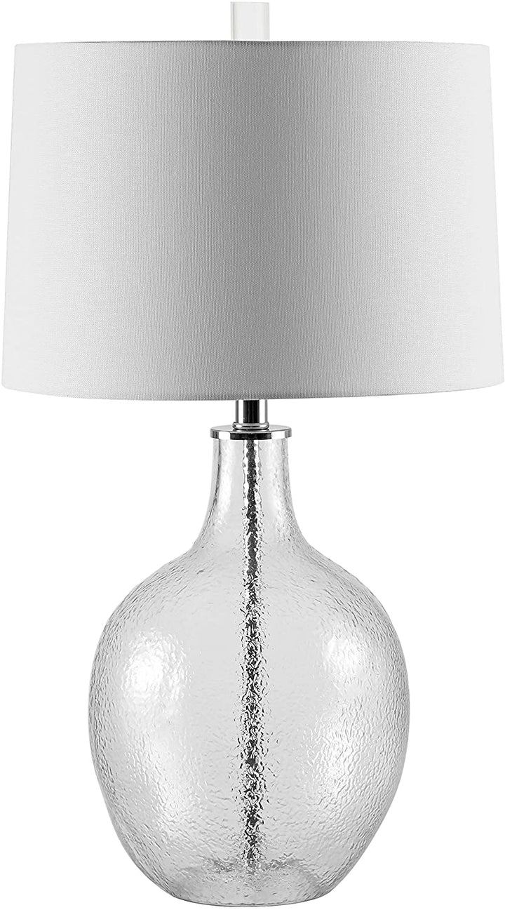 Lighting 26 inch Glass Table Lamp 15" X 26" Clear Modern Contemporary Traditional Chrome Bulbs Included - Diamond Home USA