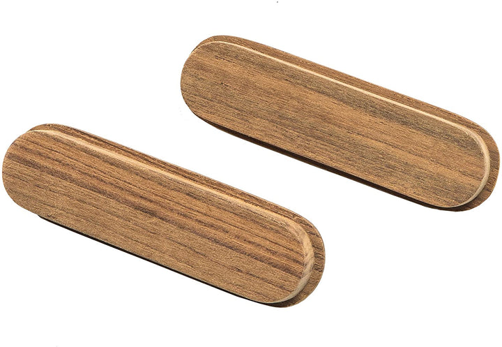 Teak Oblong Drawer Pull Brown Traditional Wood Natural Finish - Diamond Home USA
