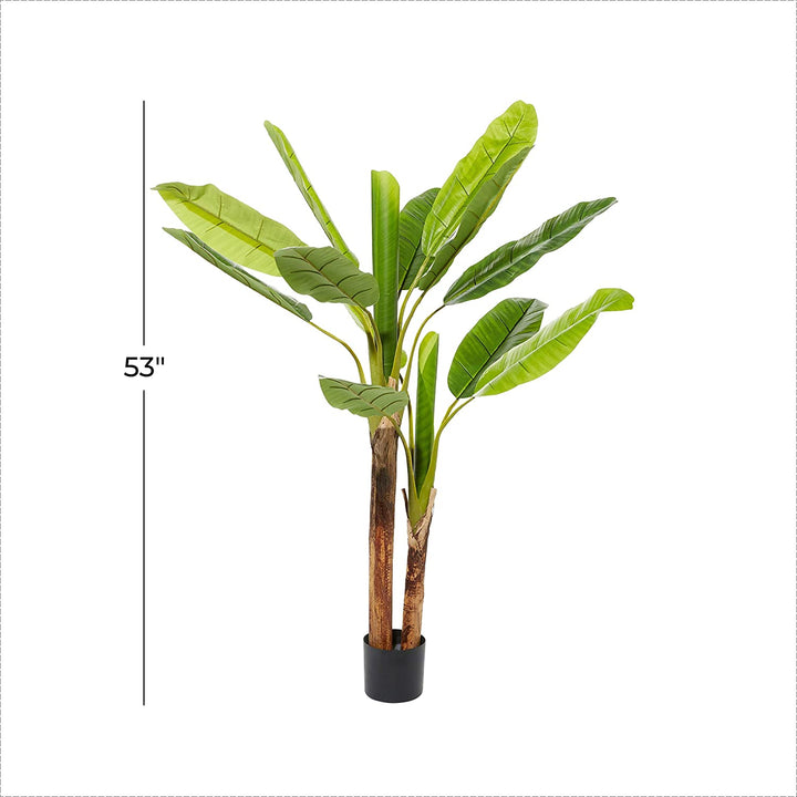 Banana Tree Artificial Plant 53" Green 53x45x53 - Diamond Home USA