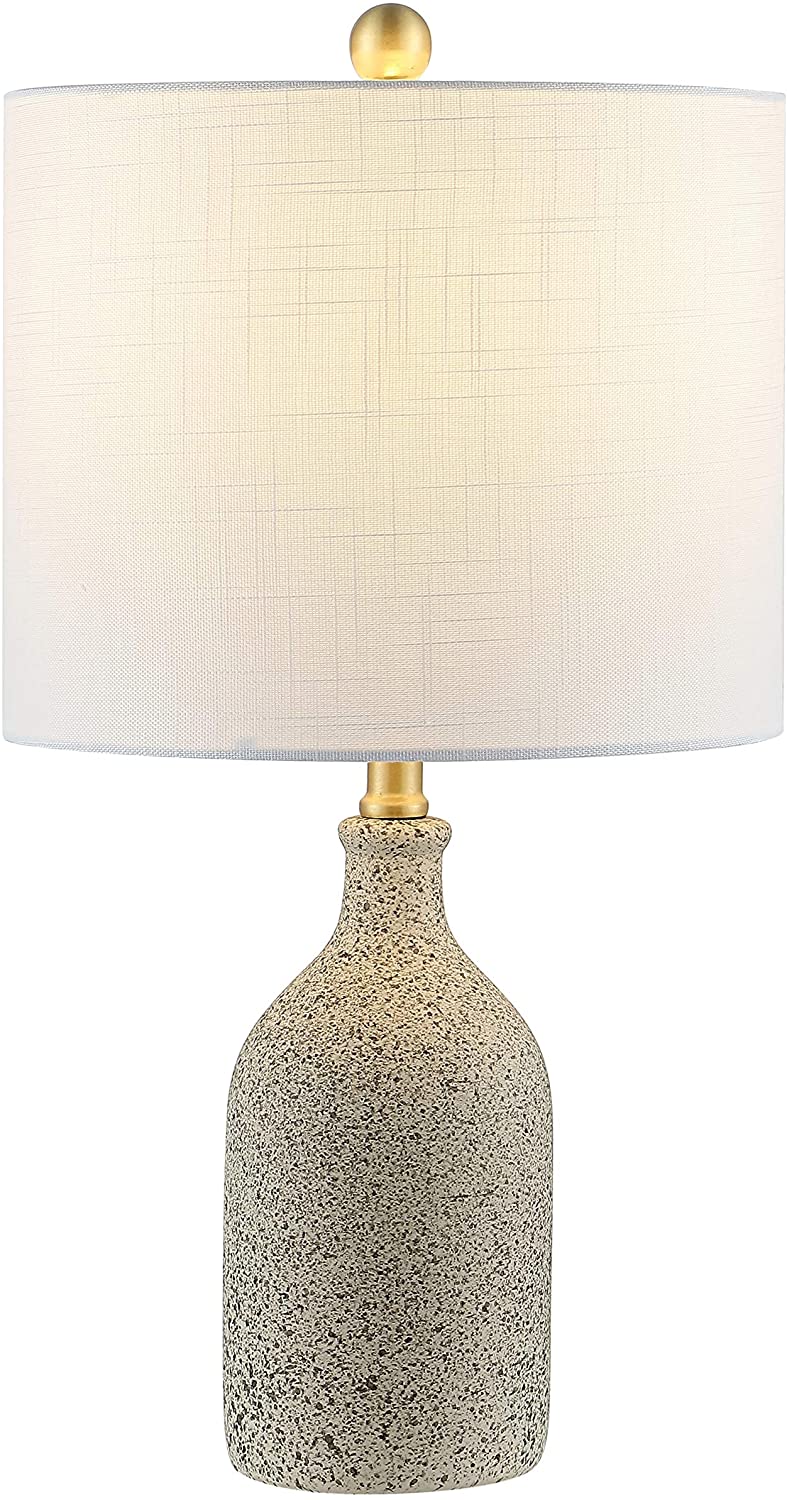 Lighting 23 inch Ceramic Table Lamp 12" X 23" Grey Modern Contemporary Traditional Gold Bulbs Included - Diamond Home USA