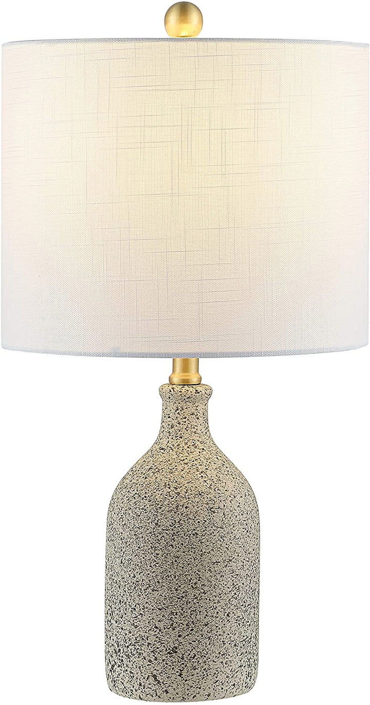 Lighting 23 inch Ceramic Table Lamp 12" X 23" Grey Modern Contemporary Traditional Gold Bulbs Included - Diamond Home USA