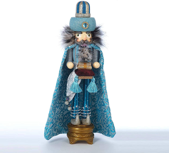 18 inch Hollywood Turquoise King Nutcracker Blue Plastic