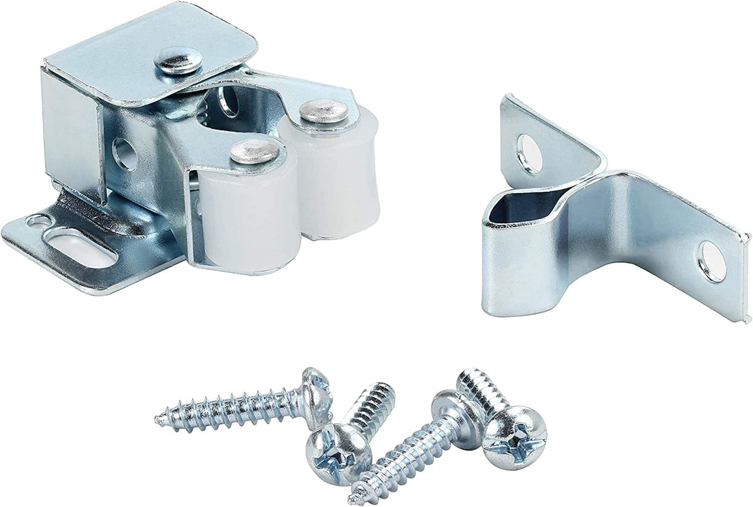 10 Pack Zinc Double Roller Catch Latch Kitchen Cabinet Doors