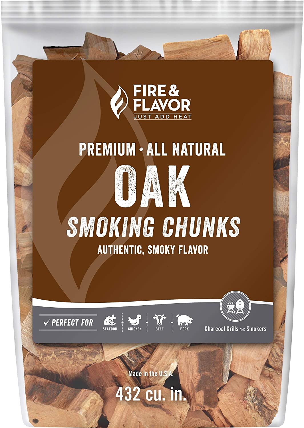 Premium Smoking Wood 4 Pounds Oak