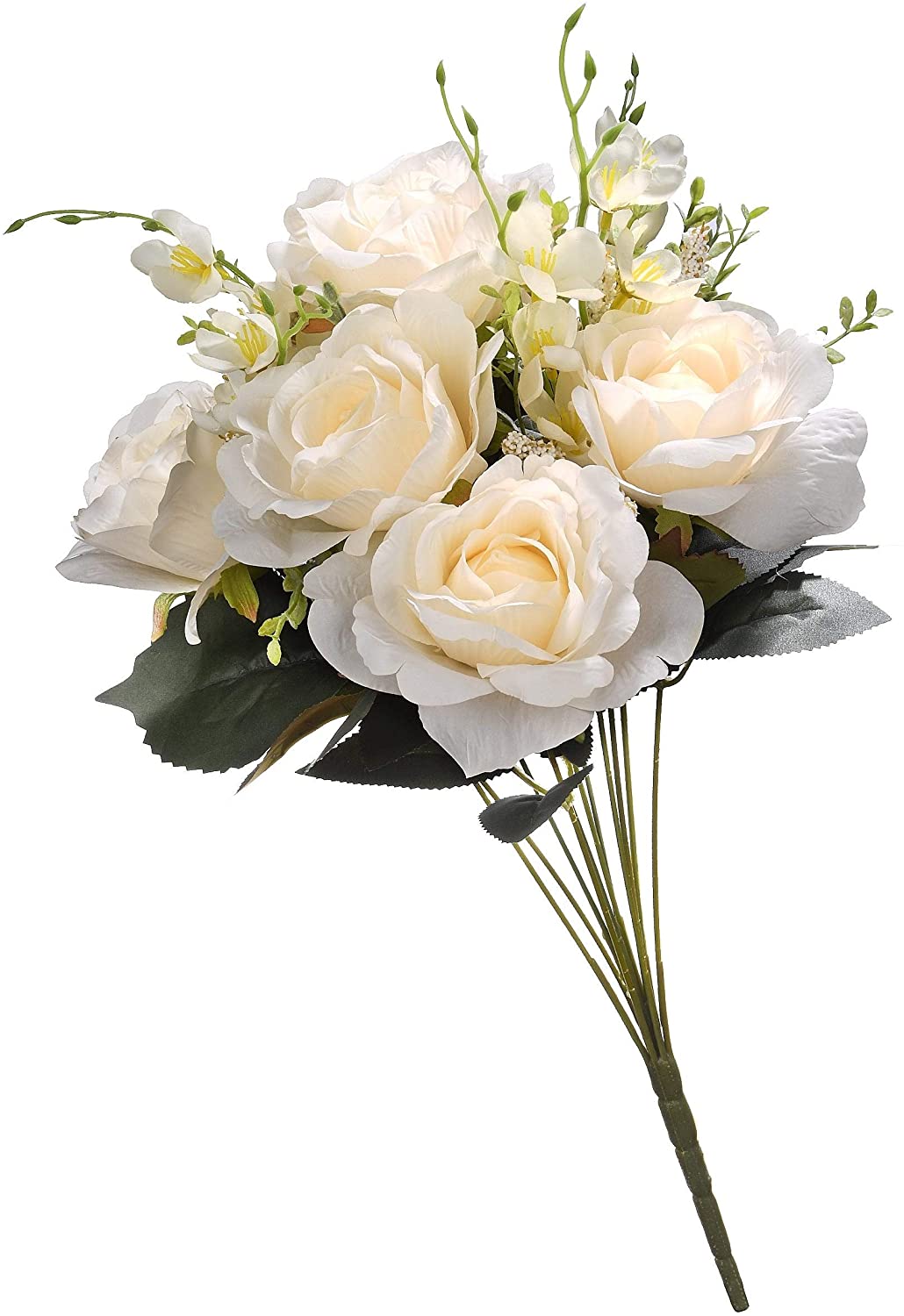 19" Cream Rose Bundle Beige