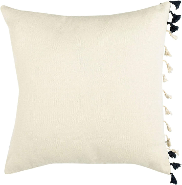 Decorative Pillow Blue Grey Textured Transitional Polyester Single Removable Cover - Diamond Home USA