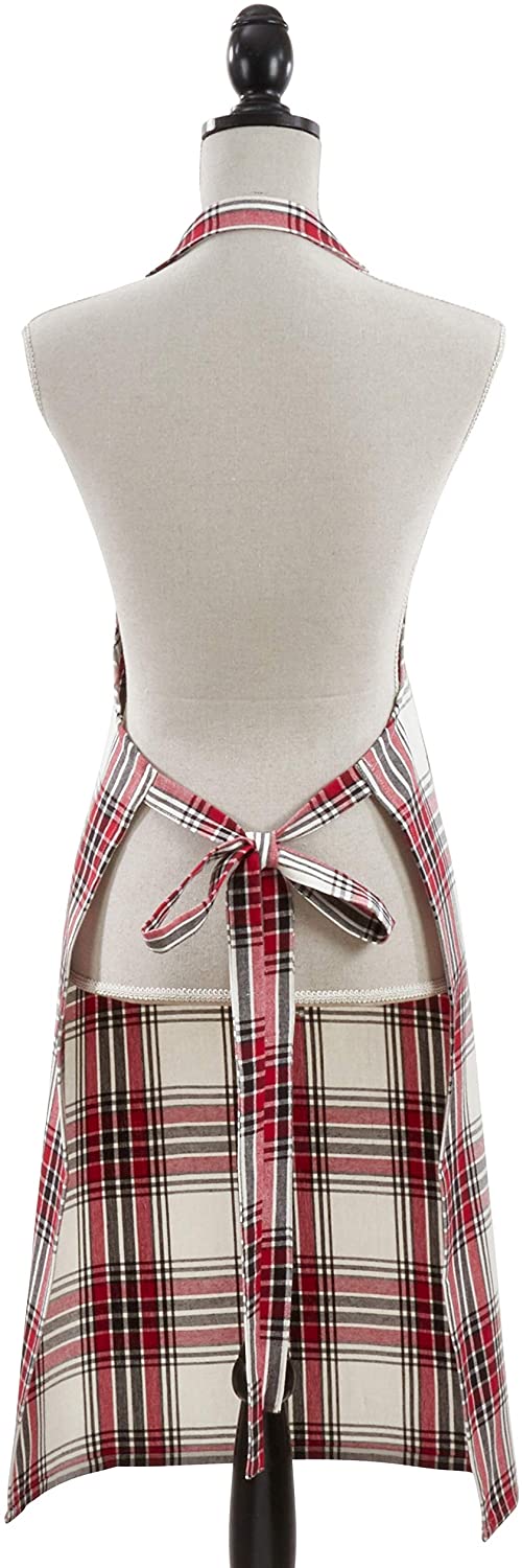 Plaid Pattern Cotton Apron Color