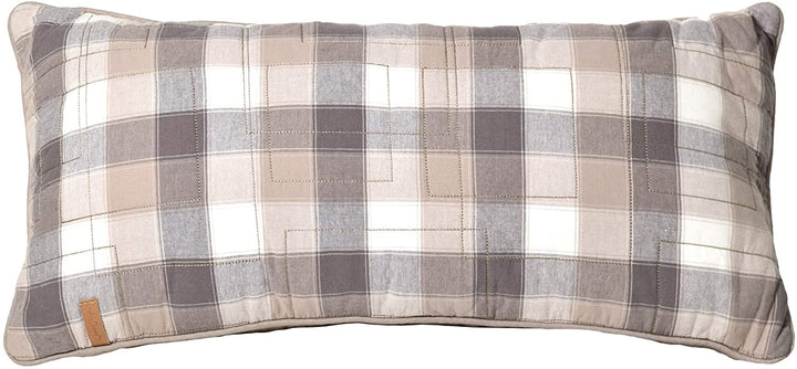 Mountain Rectangle Decorative Pillow Grey Patchwork