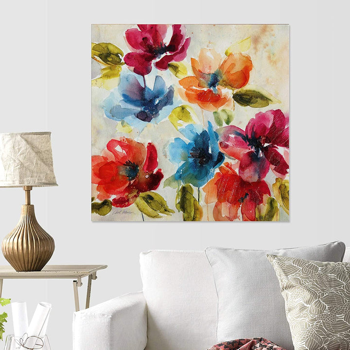 Color My World I' by Carol Robinson Stretched Canvas Wall