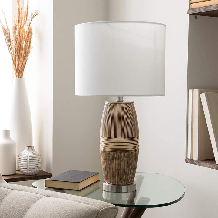Global Ceramic 25 inch Table Lamp Bronze Modern
