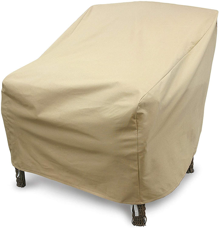 Basics Outdoor atio Chair Cover 27" w X 34" d 31" h Beige