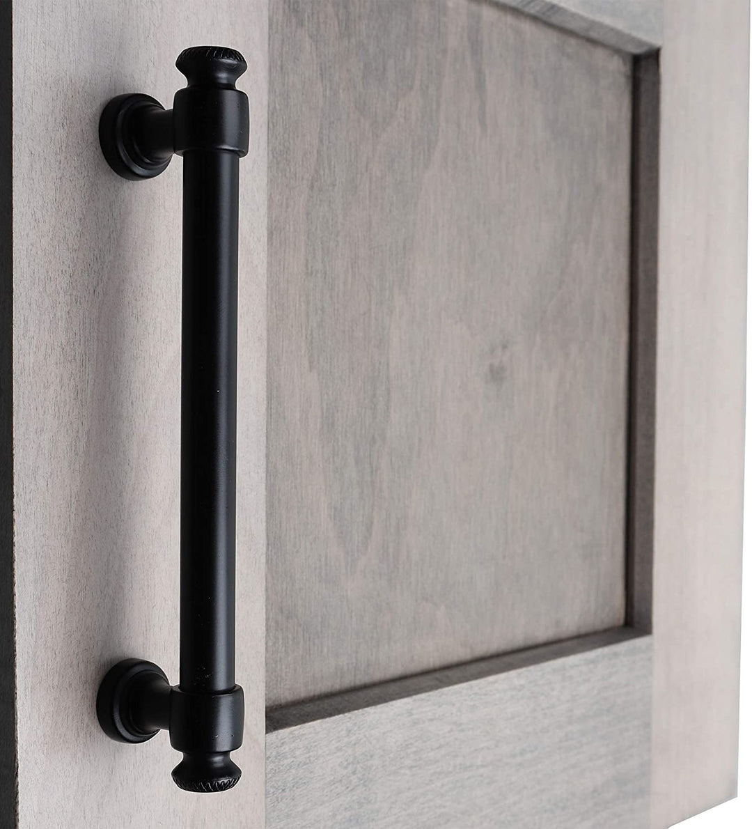 10 Pack 5 Center Matte Black Classic Euro Cabinet Pulls Traditional Metal - Diamond Home USA