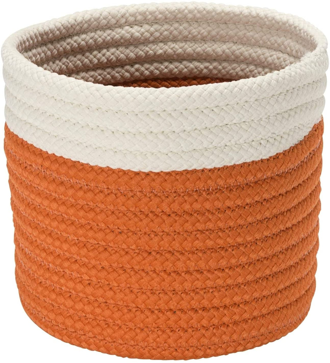 10 inch Outdoor Mini Accent Basket Orange by